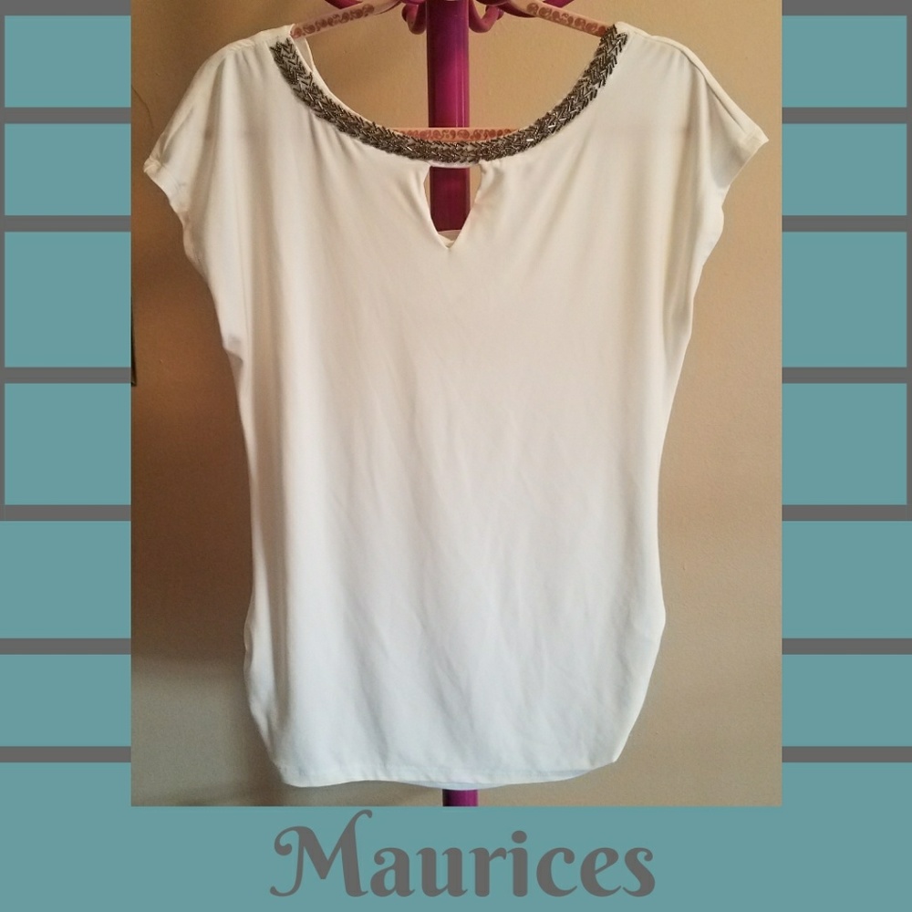Maurices Top with Beading